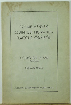 Quintus Horatius Flaccus - Szemelvnyek Quintus Horatius Flaccus dibl