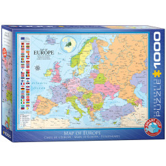 Eur�pa t�rk�pe, 1000 db-os puzzle (EUROGRAPHICS, 6000-0789)