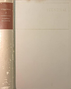 Stendhal , - A pármai kolostor