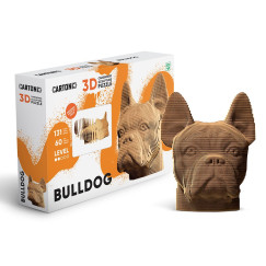 Bulldog 3D festhető karton puzzle (Cartonic)