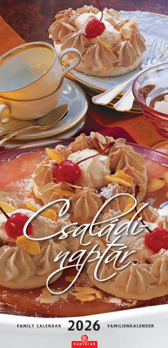 Csaldi naptr - 22x48 cm - 2026