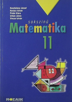 Kosztolányi István - Pintér Klára - Urbán János - Vincze István - Matematika tankönyv 11.