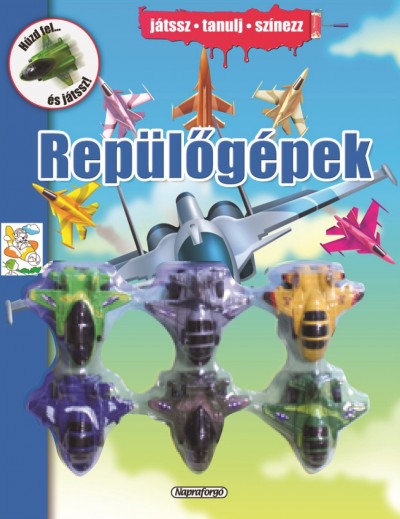- Repülőgépek -játssz-tanulj-színezz