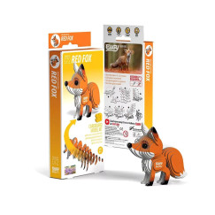 Vörös Róka, 3D karton puzzle (DODOLAND - EUGY 072)
