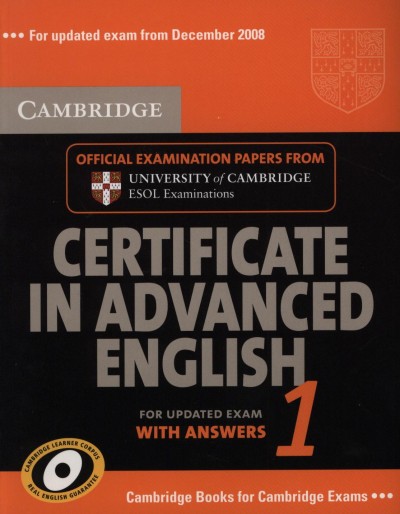 - Cambridge Certificate in Advenced English 1 - SB