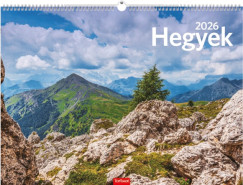 Hegyek falinapt�r 42x31 cm - 2026
