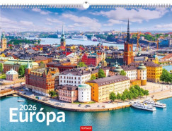 Európa falinaptár 42x31 cm - 2026