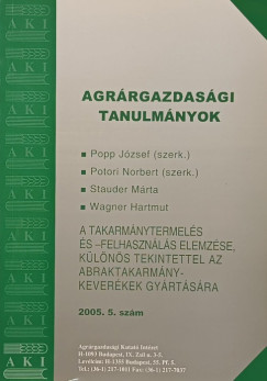 Agrrgazdasgi tanulmnyok 2005. 5. szm