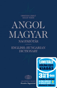 Magay Tams - Orszgh Lszl - Angol-magyar klasszikus nagysztr + NET + alkalmazs