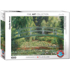 Claude Monet - Japán gyaloghíd, 1000 db-os puzzle (EUROGRAPHICS, 6000-0827)