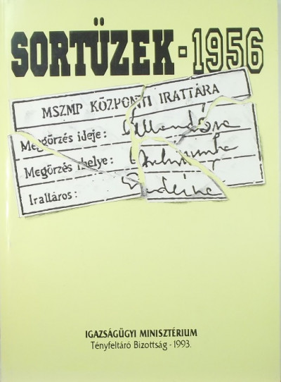 Kahler Frigyes  (Szerk.) - Sortüzek - 1956