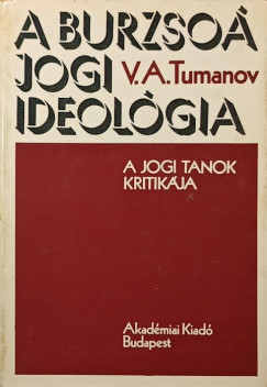 V. A. Tumanov - A burzso jogi ideolgia