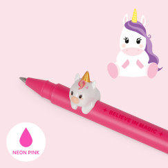 Unikornis figur�s, zsel�s toll neon pink tint�val (LEGAMI - LOVELY FRIENDS, 0,5 mm, cser�lhet� figura)