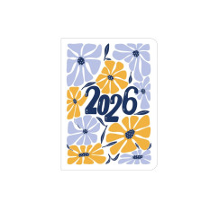 Flexi Retro Bloom - B6 heti naptár - 2026