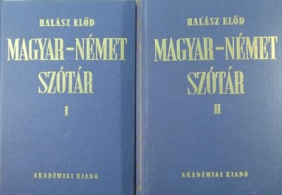 Halász Előd (Szerk.) - Magyar-német szótár