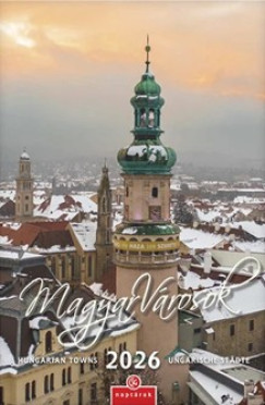 Magyar Városok falinaptár - 21x32 cm - 2026