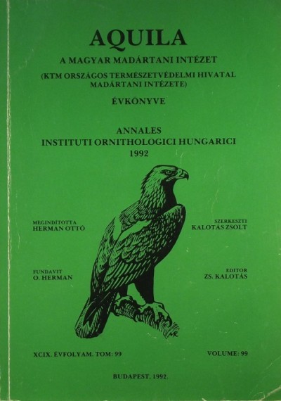 Kalotás Zsolt  (Szerk.) - Aquila 1992
