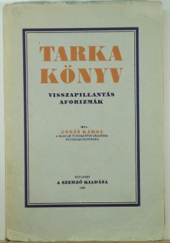 Jns Kroly - Tarka knyv