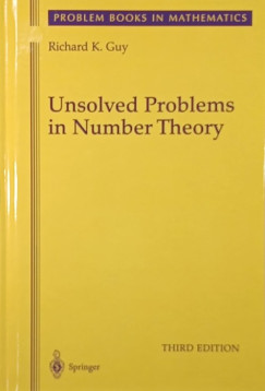 Richard K. Guy - Unsolved Problems in Number Theory