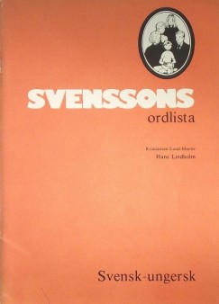 Hans Lindholm - Svenssons ordlista - Svensk - ungersk