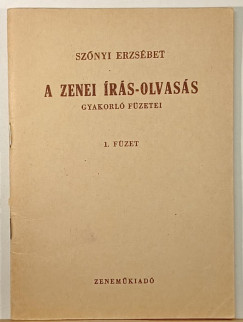 Sznyi Erzsbet - A zenei rs-olvass gyakorl fzetei 1.