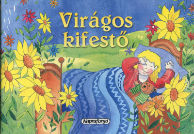 - Virágos kifestő