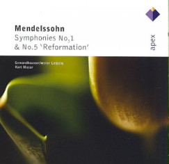 Kurt Masur - Mendelssohn: Szimfóniák No.1, No.5 Reformation - CD