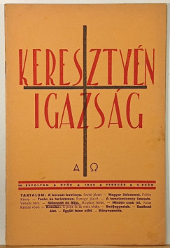 Keresztyn igazsg VII. vfolyam 1940 szeptember 9. szm