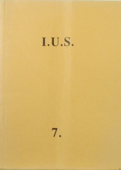 Irodalmi jsg Sorozata (I.U.S.) 7.