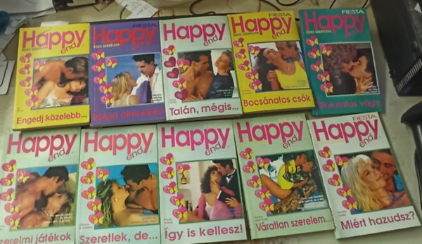 Kathryn Edwards, Joyce Varney, Jill Brady, Nadja Bride, Tbb szerz - 10 db Happy end: Engedj kzelebb... +Rlad lmodom +Taln,mgis +Bocsnatos csk +Titokzatos vgy +Szerelmi jtkok +Szeretlek, de +gy is kellesz! +Vratlan szerelem... +Mirt hazudsz?