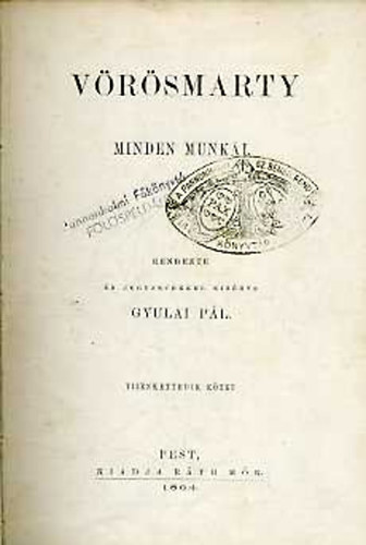 V�r�smarty Mih�ly - V�r�smarty minden munk�i XII.