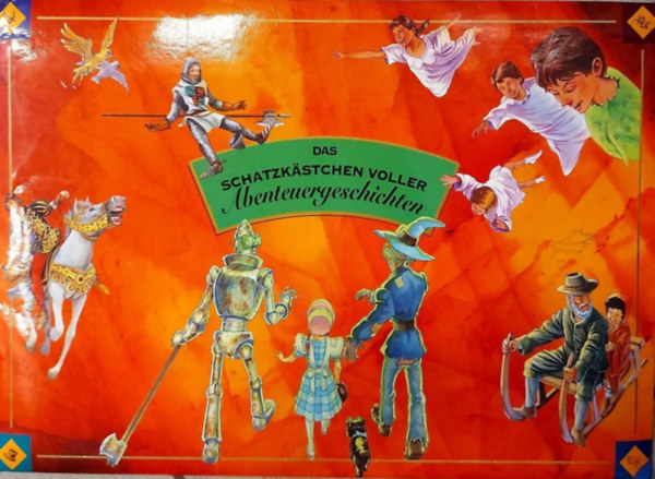 Das Schatzk�stchen voller Abenteuergeschichten. 4 Hefte: Peter Pan, Heidi, Robin Hood, Der Zauberer von Oz