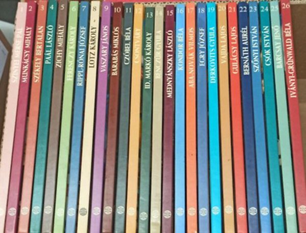 Metropol K�nyvt�r Kossuth Kiad� - A Magyar Fest�szet Mesterei I-XXVI. (1-26.)