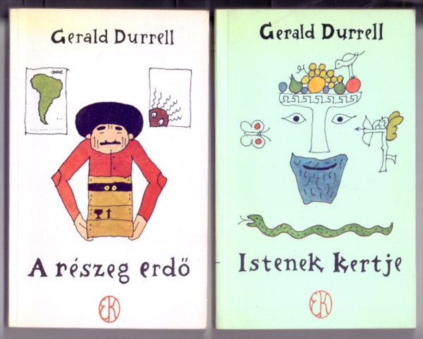 Gerald Durrell - A rszeg erd (Rber Lszl rajzaival) + Istenek kertje (Korfu-trilgia 3. Rber Lszl rajzaival)