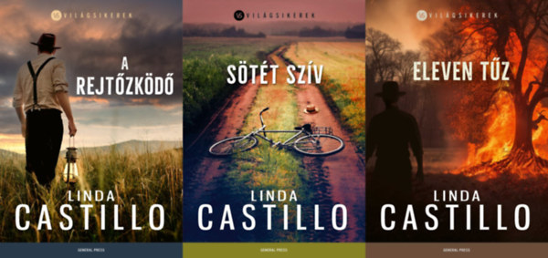 Linda Castillo - 3 db Linda Castillo amish krimi a Kate Burkholder sorozatb�l: S�t�t sz�v + A rejt�zk�d� + Eleven t�z (a Kate Burkholder sorozat 14., 15., �s 16. r�sze)