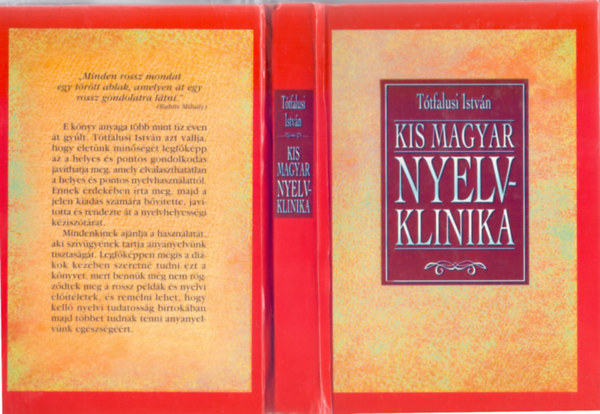 T�tfalusi Istv�n - Kis magyar nyelvklinika   - A mondat �p�tm�nye