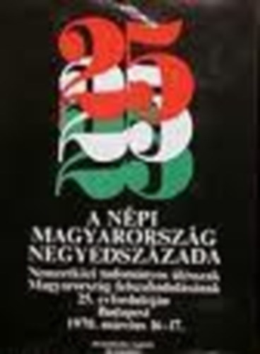 Zsil�k Andr�s  Blaskovits J�nos (szerk.) - A n�pi Magyarorsz�g negyedsz�zada