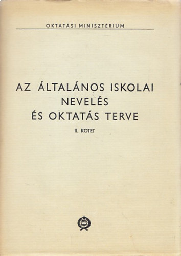 Dr. Szebenyi P�ter - Az �ltal�nos iskolai nevel�s �s oktat�s terve II.