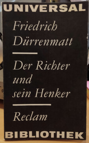 Friedrich Drrenmatt - Der Richter Und Sein Henker