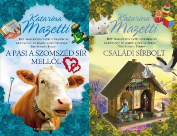 Katarina Mazetti - 2 db Katarina Mazetti mű a A pasi a szomszéd sír mellől sorozatból: A pasi a szomszéd sír mellől + Családi sírbolt