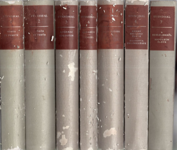 Stendhal - Stendhal művei 1-10.