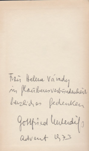 Gottfried Unterd�rfer - Wildtaubenruf