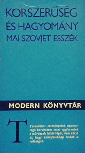 E. Fehr Pl  (vlogatta) - Korszersg s hagyomny - Mai szovjet esszk