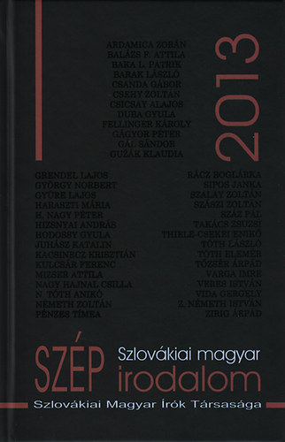 Szlov�kiai magyar sz�p irodalom 2013