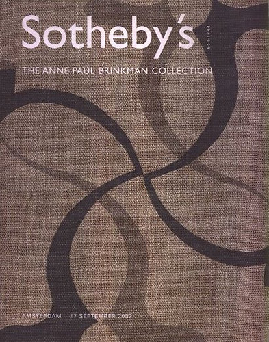 Sotheby's: The Anne Paul Brinkman Collection (Amsterdam 17 September 2002)