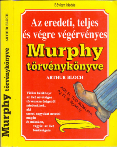 G�lik P�ter SZERZ� Arthur Bloch - Az eredeti, teljes �s v�gre v�g�rv�nyes Murphy t�rv�nyk�nyve + Di�k Murphy ( 2 db Murphy k�nyv )