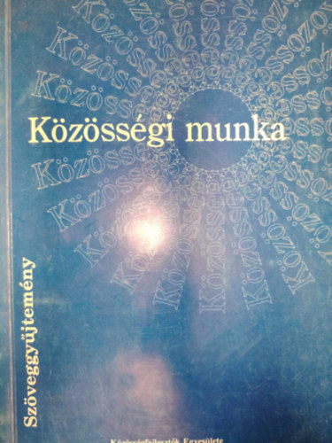 B. Vörös Gizella szerk. - Közösségi munka Elmélet és gyakorlat külföldön