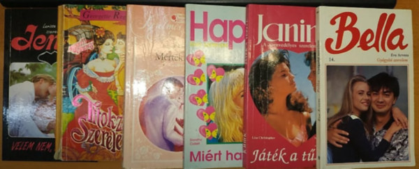 Anon - 6 db Romantikus k�tet: