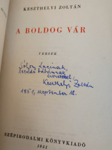 Keszthelyi Zolt�n - A boldog v�r