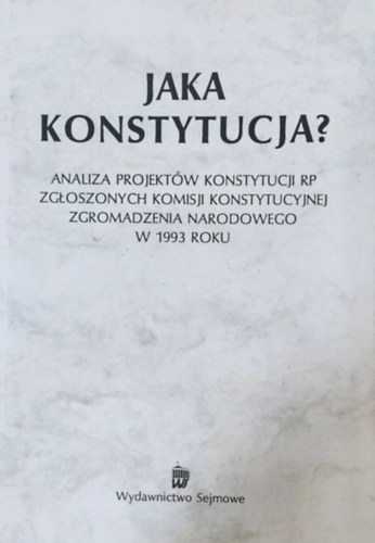 Maria Kruk - Jaka konstytucja?